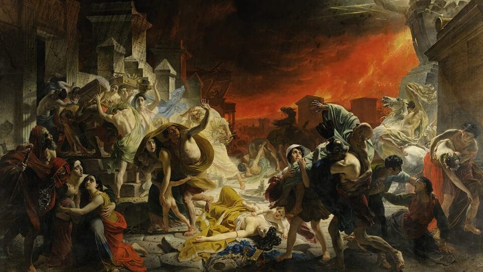 O último dia de Pompeia: a tragédia do Vesúvio