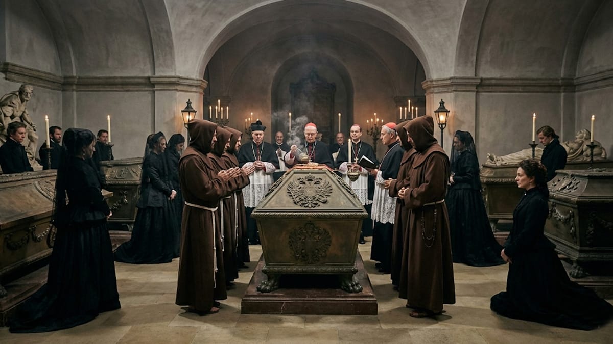 O funeral dos Habsburgos na cripta de Kaisergruft